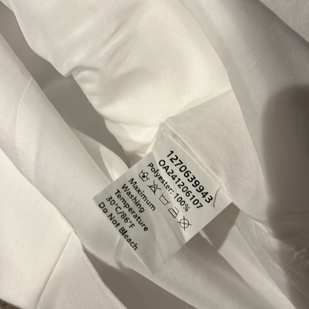 NWT Commense White Button Detail Sleeveless Vest L - Picture 8 of 9